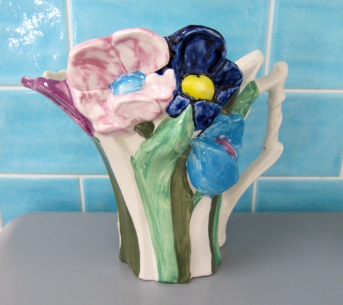 Vintage honiton pottery flower - vintage,