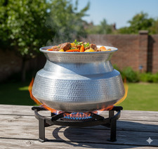 Aluminium Ancient Indian Deig Curry Biryani Cooking Vessel Daig Degchi Pot