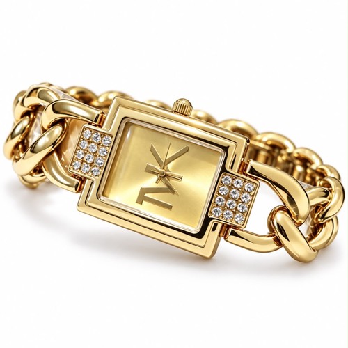 Women gold tone square - women's,