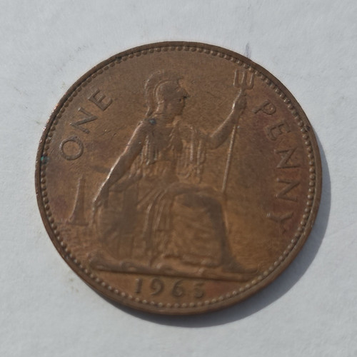 1963 great britain one penny - great,