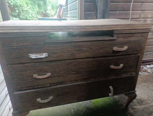 Vintage wooden chest four - vintage, of