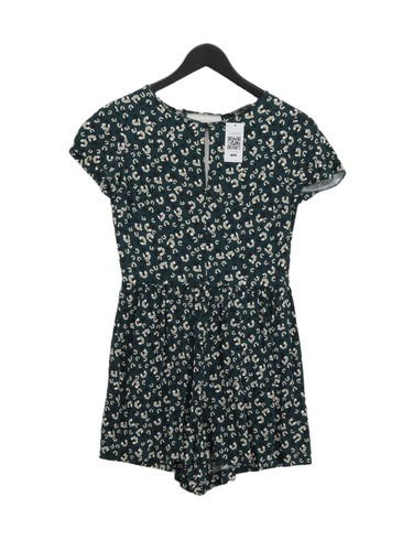 Zara women playsuit - playsuit, green