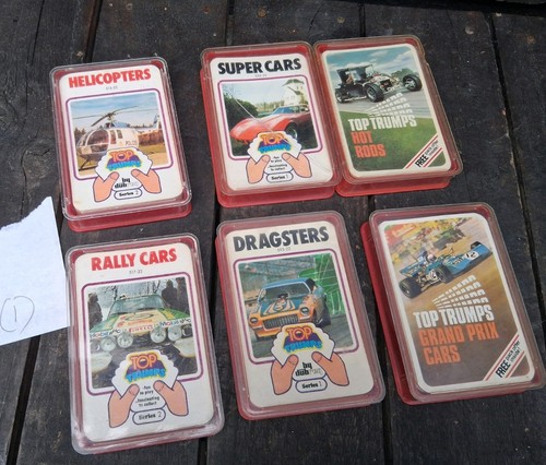 Vintage top trumps card - top,
