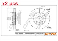 X2 PCS FRONT BRAKE DISC ROTOS