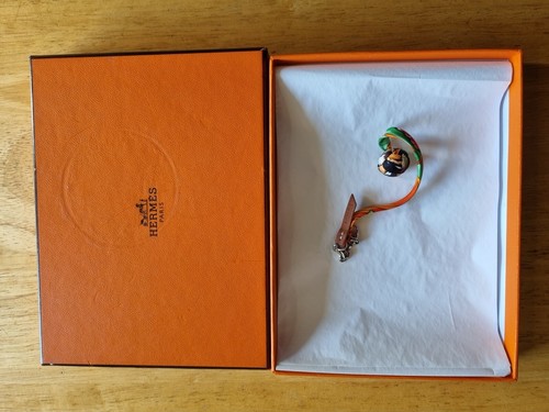 Hermes bookmark silk