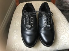 DUNLOP BLACK LEATHER GOLF