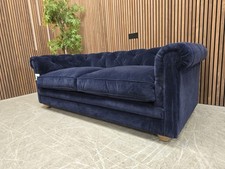 Sofa.com Patrick 2.5 Seat Sofa Bed In Port Royal Aquaclean Chenille RRP-£2660