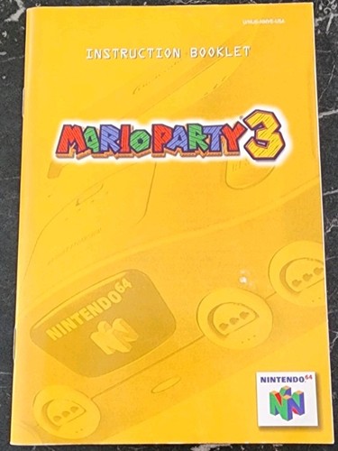 Mario party manual - manual, no