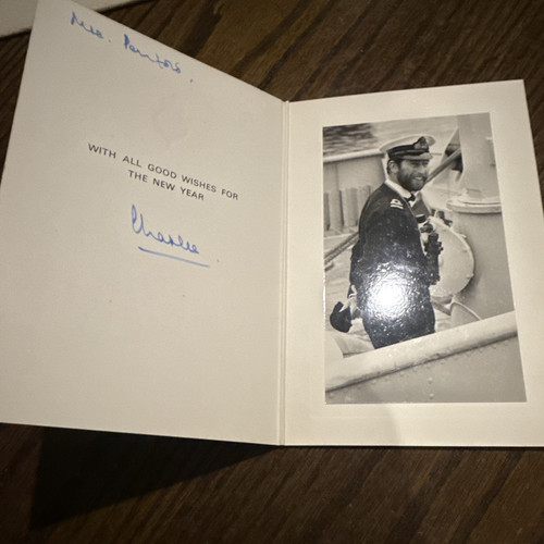 Signed new year photo greeting - signed,