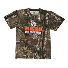 Deer Population Control Services Russell Outdoors Camo T-Shirt - Medium Camo Cot