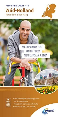 Zuid holland cycling - zuid-holland, map