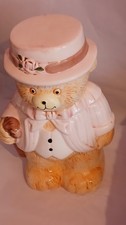 Vintage Mr Bear Cookie Jar vgc