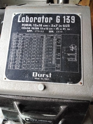 Durst laborator 139 cooling - g,