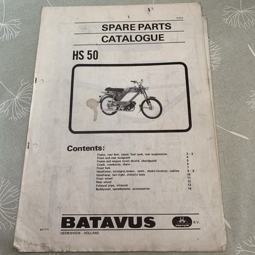 Batavus hs50 spare - hs50, parts