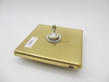 Vintage Brass Light Switch