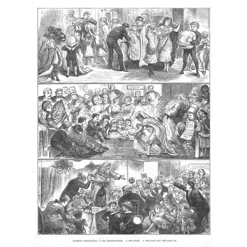 Theatre scenes from - scenes, victorian