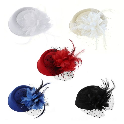 Women fascinator hat 20s 50s - fascinator,
