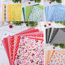 50*50cm Fat Quarter Fabric Bundle 100% Cotton Quilting Patchwork Mixed Craft Uk