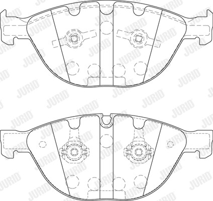 New brake pad set - new,