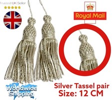 Silver bullion tassels - bullion,