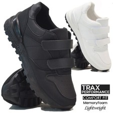 MENS MEMORY FOAM WIDE FIT WALKING RUNNING SPORTS GYM CASUAL TRAINERS SHOES SIZE