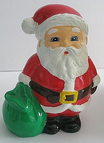 Santa claus paper mache - claus, bank
