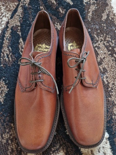 Mens smart brown saxon shoes - smart,