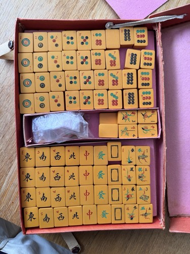 Rare vintage complete mahjong - complete,