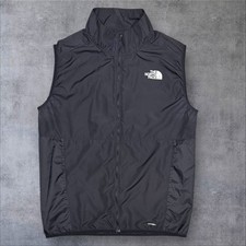 Mens Black The North Face Windwall Lightweight Gilet Jacket Size Large (L) S501