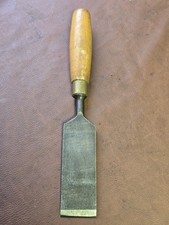 Vintage 2" Woodworking Chisel With Boxwood Handle