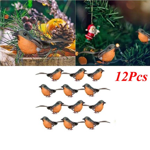 12x robin bird christmas tree - bird,