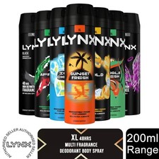 Lynx XL 48-Hour High Definition Fragrance Body Spray Deodorant, 200ml