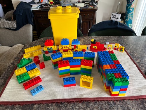 Lego duplo 1987 vintage bucket - lego,