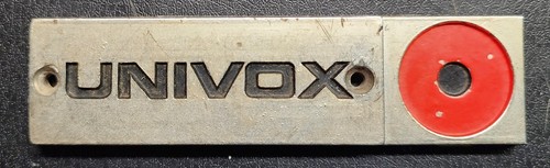 Univox red dot amplifier logo - dot,