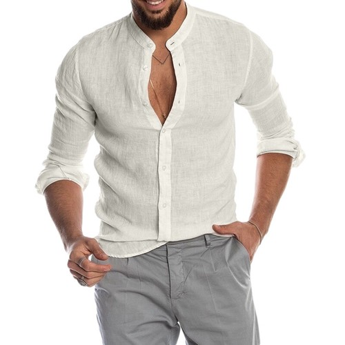 Mens grandad slim fit casual - mens,