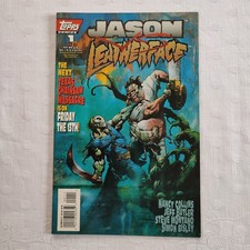 Jason vs Leatherface #1 - Topps 1995 - Simon Bisley