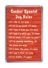 Cocker Spaniel Dog Rules
