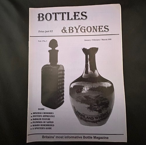 Bottles bygones magazine - bottles, &