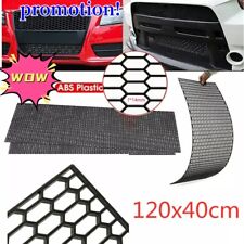 Universal Racing Honeycomb Mesh ABS Car Bumper Vent Grille 14x7mm 120x40cm UK