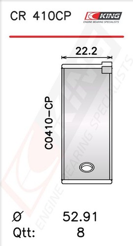 King 410cp 010 connecting - king,