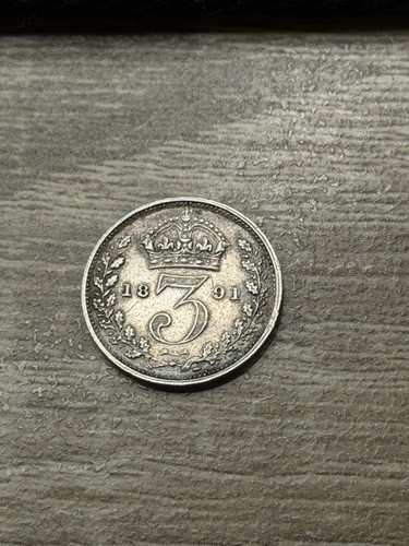 Victoria threepence 1891 - threepence,,