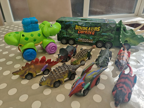 Dinosaur toy car bundle x10 - car,