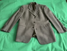 Giorgio Armani Collezioni Vtg Jacket Blazer  Virgin Wool  Brown 42R