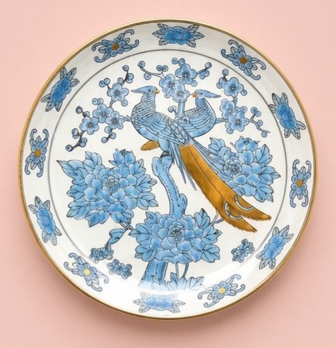 Pair vintage gold imari - of,