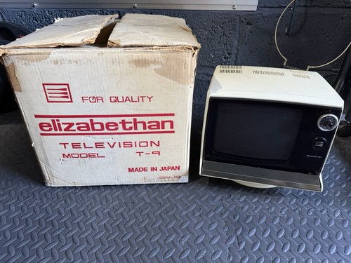 Vintage elizabethan television - elizabethan,