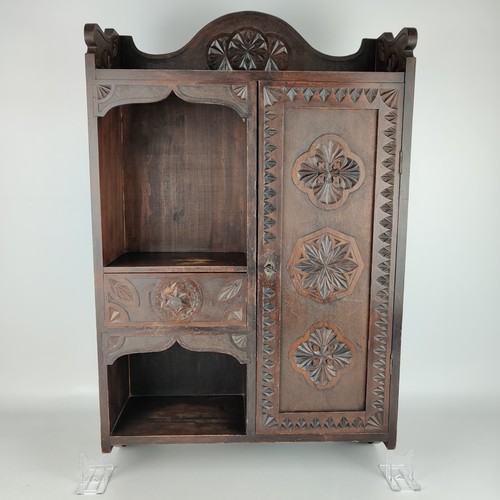 Antique wall hanging cabinet - hanging,