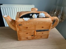 Vintage Antique Ceramic Teapot