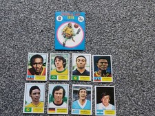 FKS WORLD CUP 1974 STICKER PACK WITH 8 UNUSED STICKERS INSIDE..PACKET  OPENED 