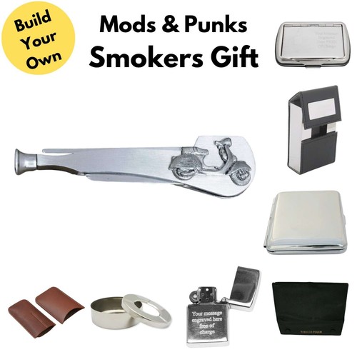 Mods punks smoking cigarette - mods,