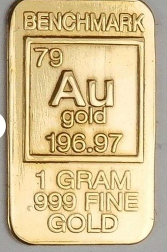 Gold one gram elemental - gram,